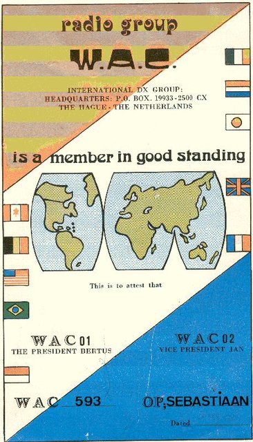 WAC CLUB KAART